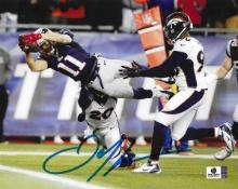 Julian Edelman New England Patriots Autographed 8x10 Photo GA coa