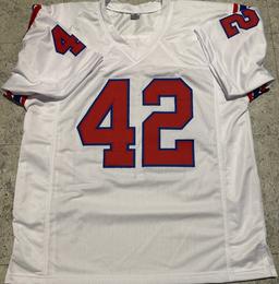 Ronnie Lippett New England Patriots Autographed Custom Football Jersey coa