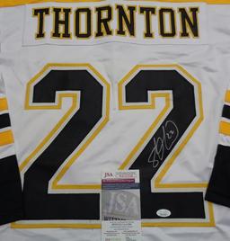 Shawn Thornton Boston Bruins Autographed Custom Hockey Jersey coa
