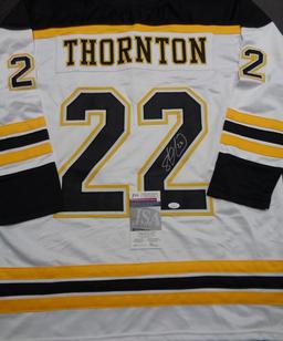 Shawn Thornton Boston Bruins Autographed Custom Hockey Jersey coa