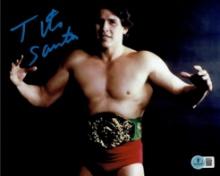 Tito Santana WWF Wrestler Autographed 8x10 Photo Hologram