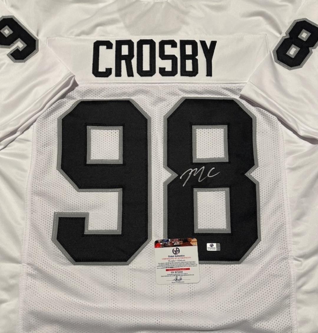 Maxx Crosby Las Vegas Raiders Autographed Custom Football Jersey coa
