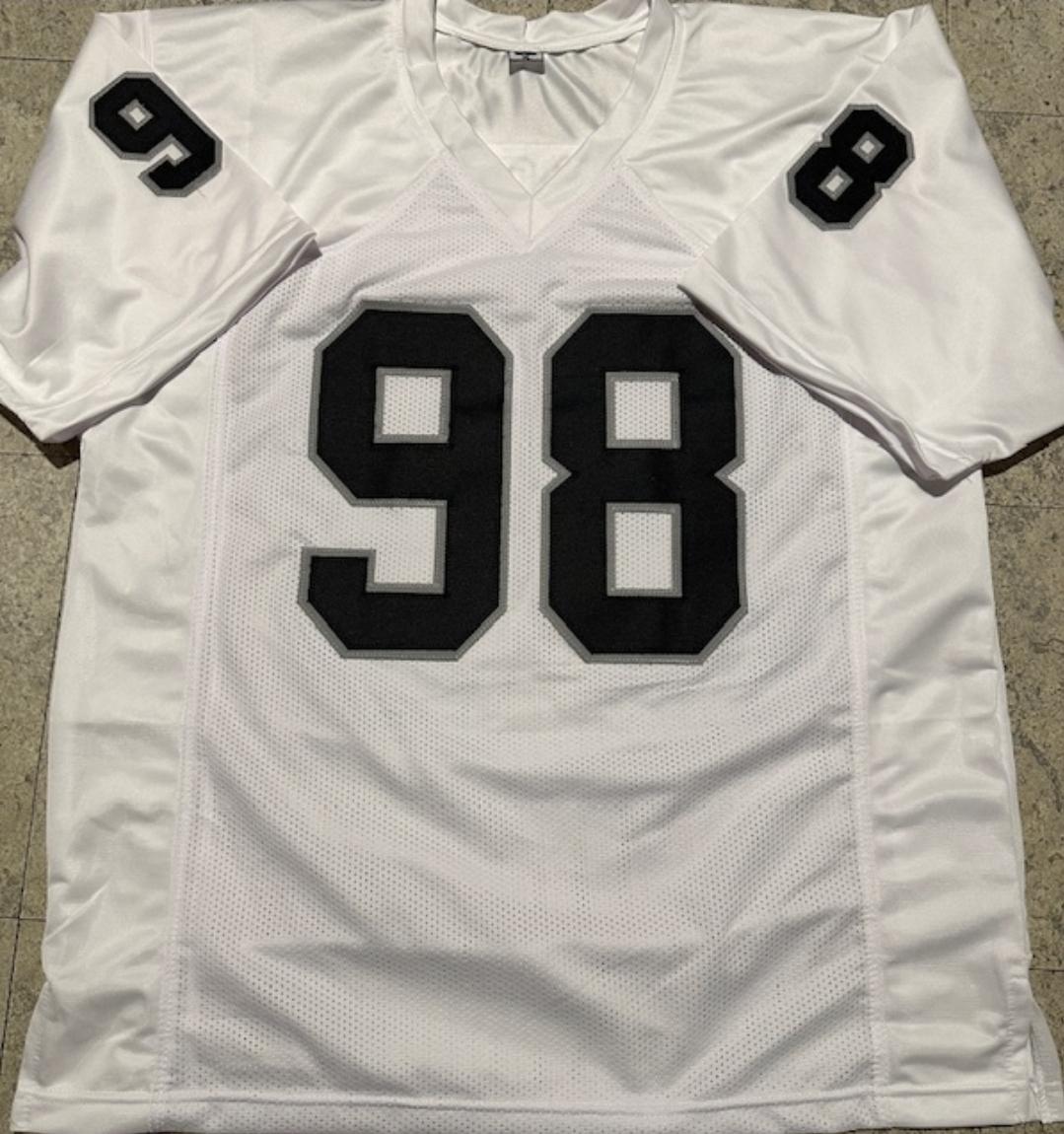 Maxx Crosby Las Vegas Raiders Autographed Custom Football Jersey coa