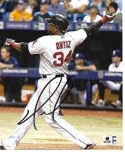 David Ortiz Boston Red Sox Autographed 8x10 Photo coa