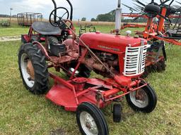 Farmall cub tractor