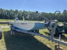 16ft Fiberglass boat with Evinrude moter