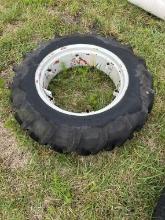 12.4 x 38 tractor tire and rim