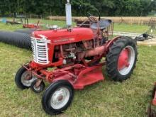 Farmall cub tractor