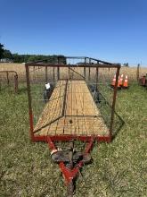 19ft homemade livestock trailer