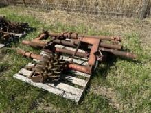 Pallet of cultivator parts