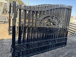 20' double entry gate.