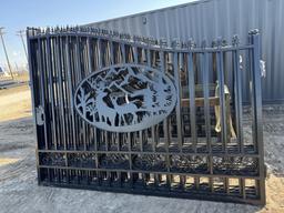 20' double entry gate.