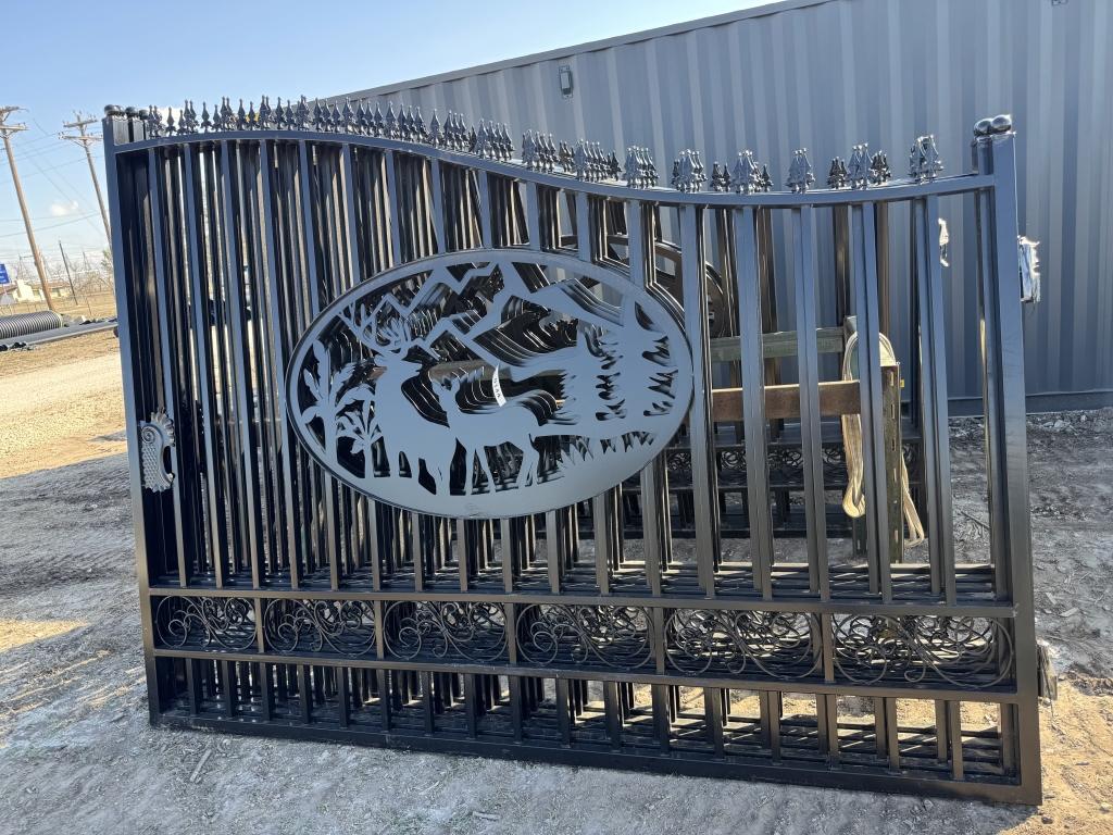 20' double entry gate.