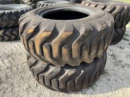 2 Goodyear, 17.5-25, loader tires (2 X money )