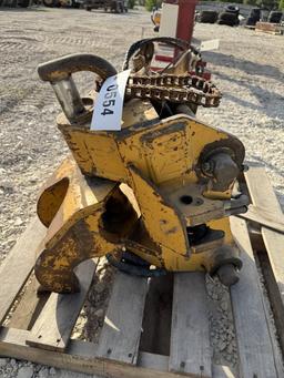 CAT backhoe knuckle.