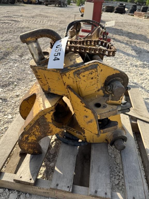 CAT backhoe knuckle.