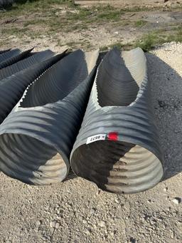 2 - 24" x 11' angled culvert ends. (2 X money )