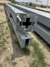 2-LARGE galvanized structural tubing.