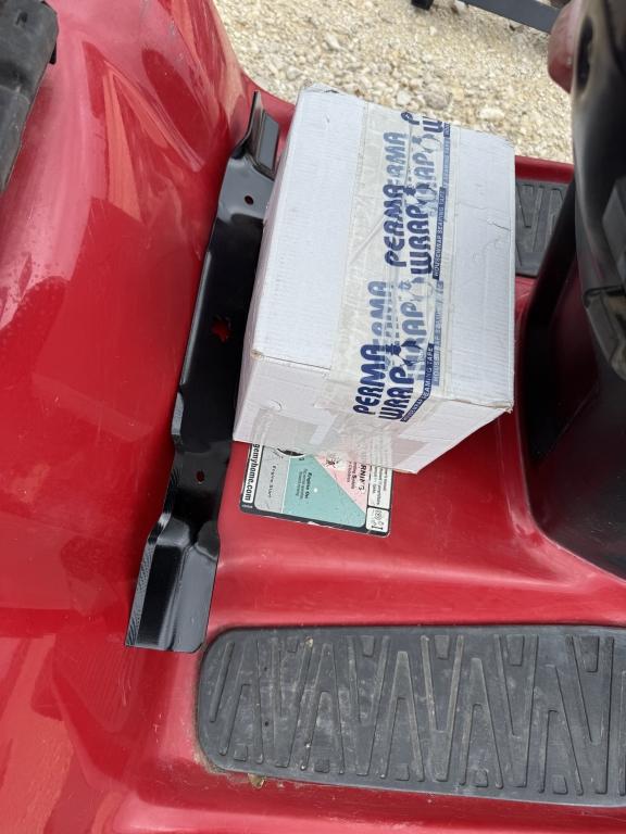 Craftsman 42" gas mower. Runs, drives.