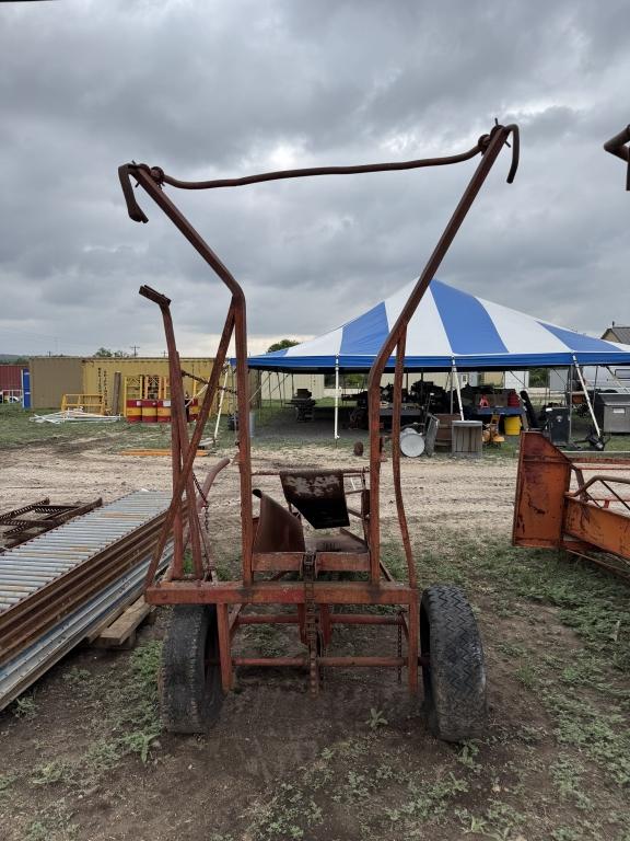 Hay bale elevator. Will need rubber.