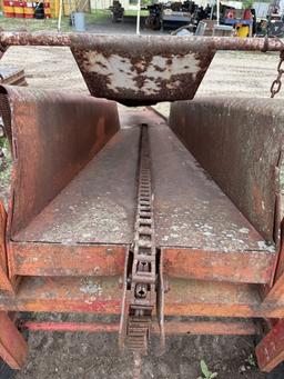Hay bale elevator. Will need rubber.