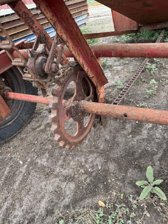 Hay bale elevator. Will need rubber.