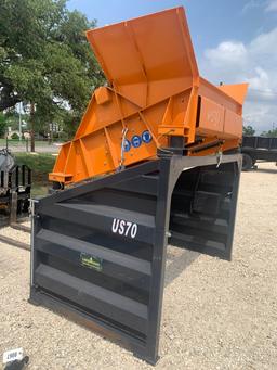 Vibratory rock screen