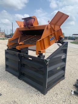 Vibratory rock screen