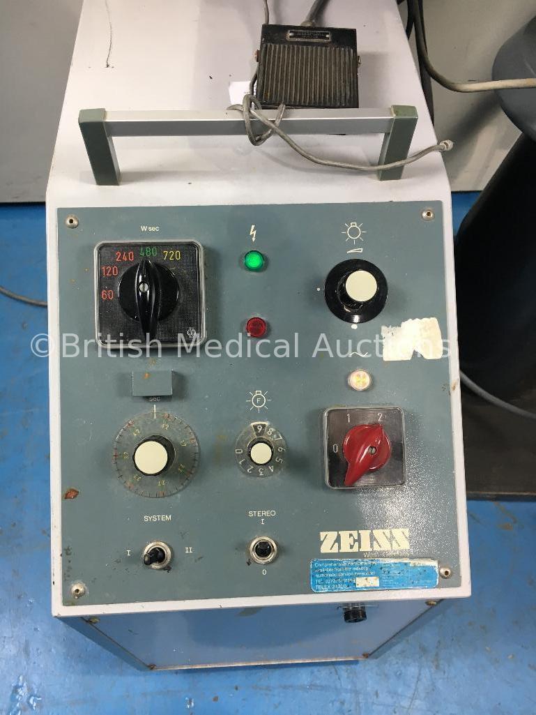 Zeiss Retinal Camera on Stand with Zeiss Power Supply (Powers Up - Incomplete)