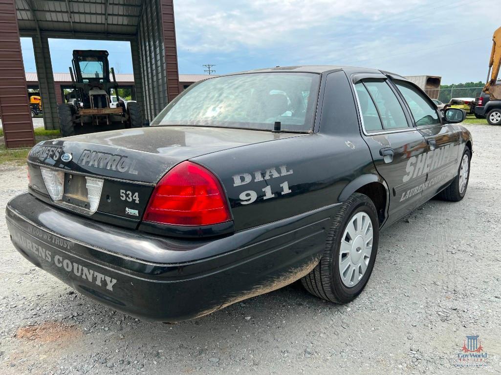 2010 Ford Crown Victoria Passenger Car, VIN # 2FABP7BV9AX110706