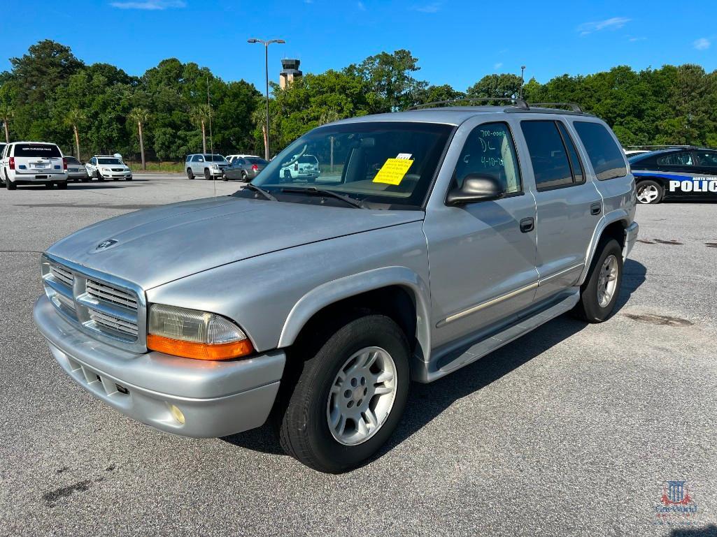 2003 Dodge Durango Multipurpose Vehicle (MPV), VIN # 1D4HR48N83F606327