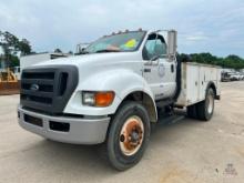 2004 Ford F-750 XL Super Duty Service Truck, VIN # 3FRXF75H34V698107