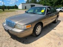 2008 Ford Crown Victoria Passenger Car, VIN # 2FAFP71V98X149633