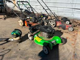 VARIOUS WALK BEHIND MOWERS