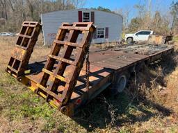 US DEPT. OF THE NAVY 38'X8' TANDEM AXLE STEP DECK TRAILER
