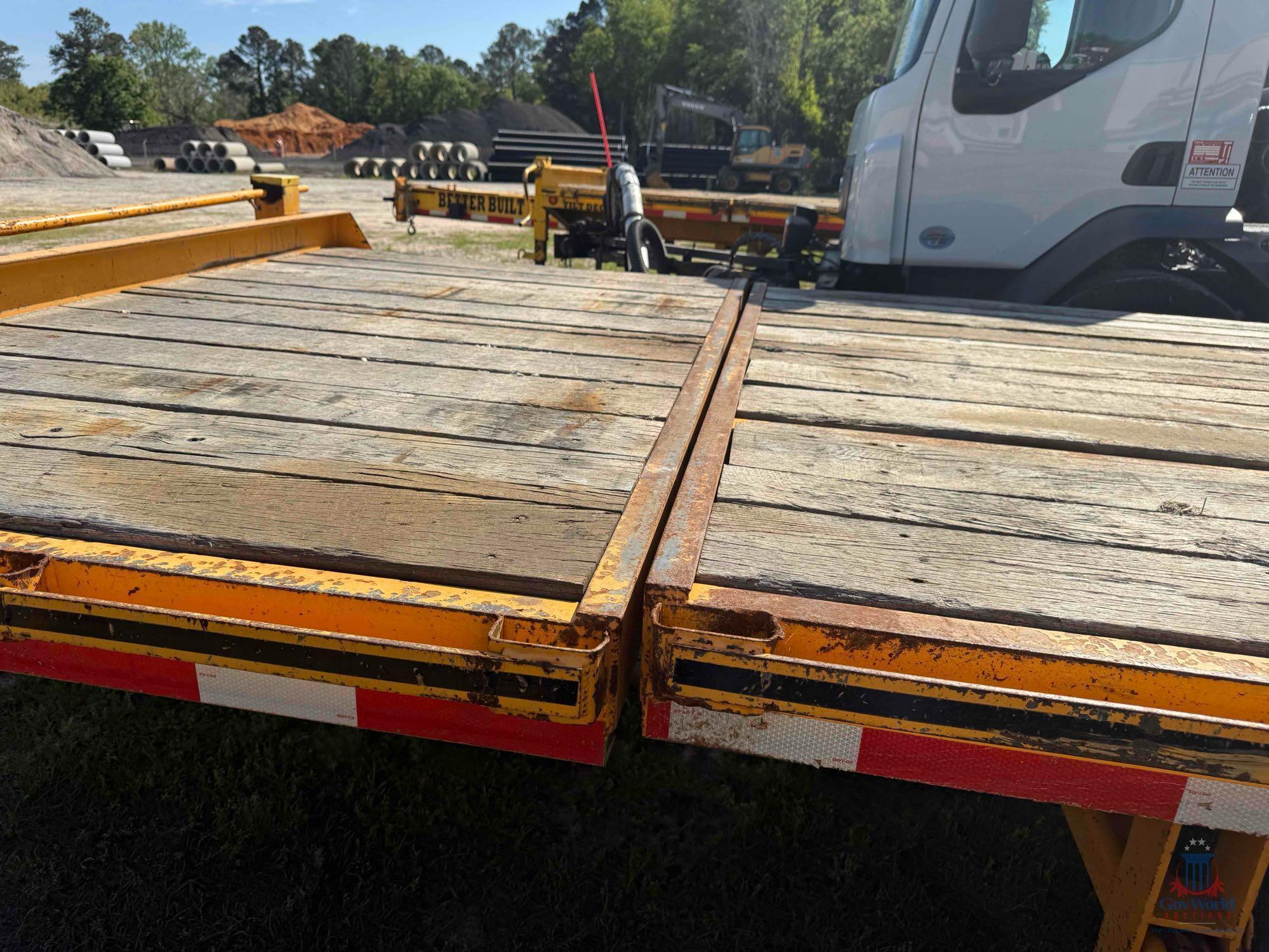 BETTER BUILT TANDEM AXLE EQUIPMENT TRAILER; VIN #4MNFP2922H1000557