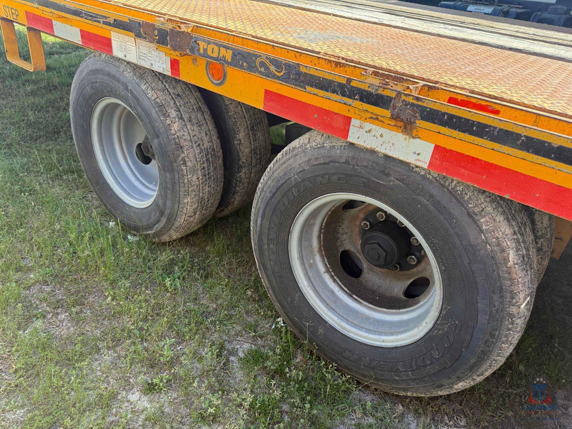 BETTER BUILT TANDEM AXLE EQUIPMENT TRAILER; VIN #4MNFP2922H1000557