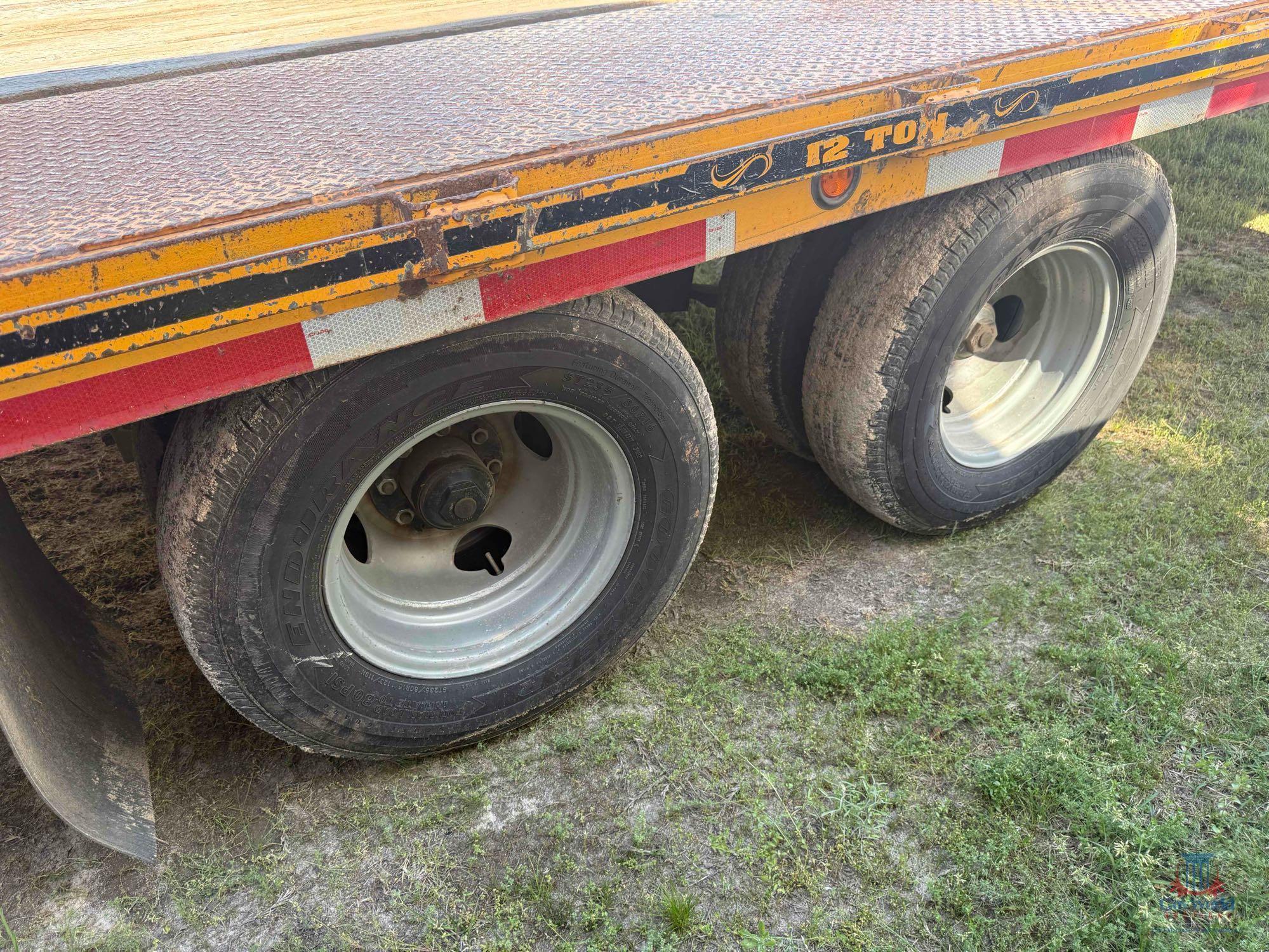BETTER BUILT TANDEM AXLE EQUIPMENT TRAILER; VIN #4MNFP2922H1000557