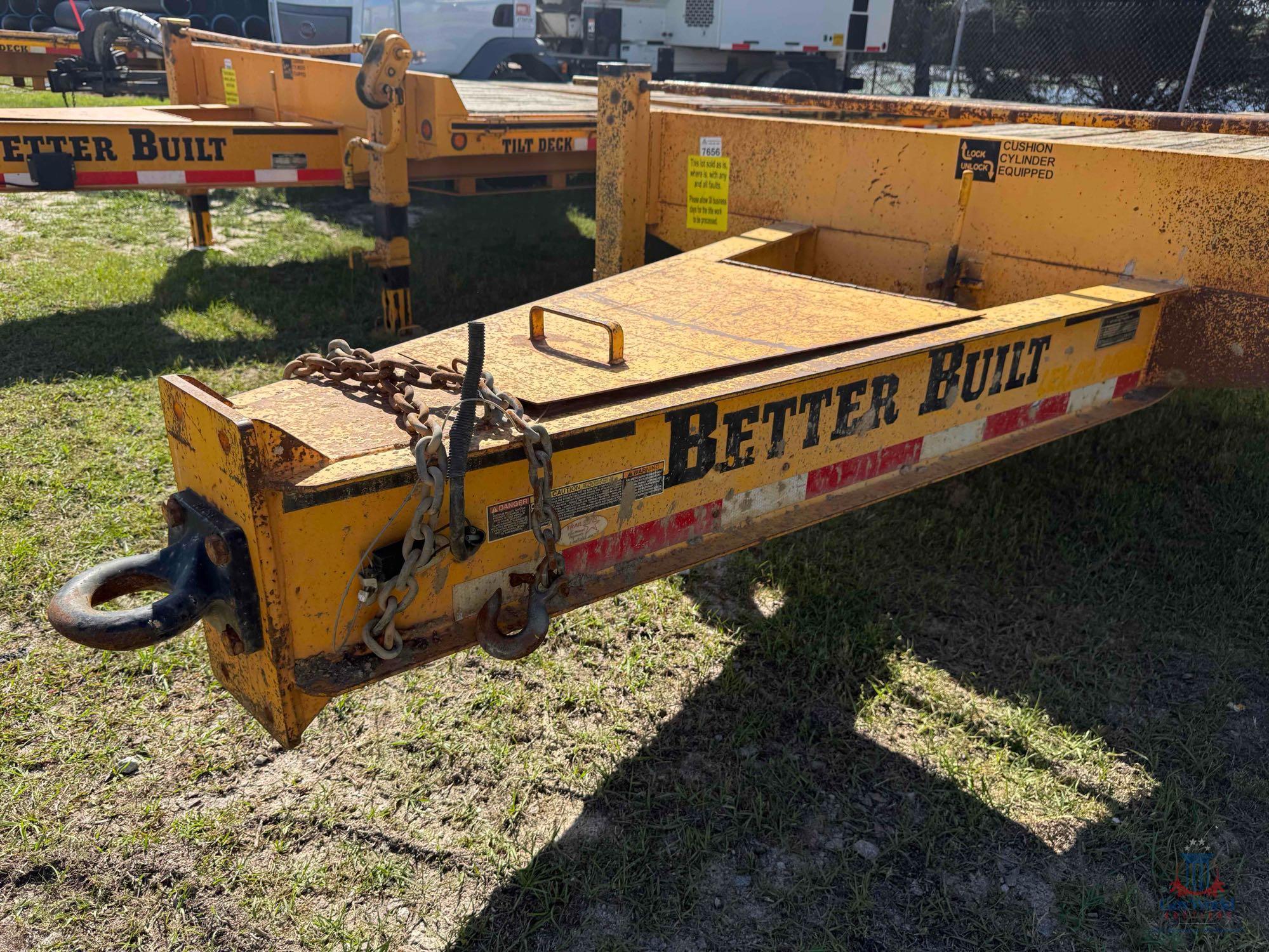 BETTER BUILT TANDEM AXLE EQUIPMENT TRAILER, VIN #4MNFP2924H1000558