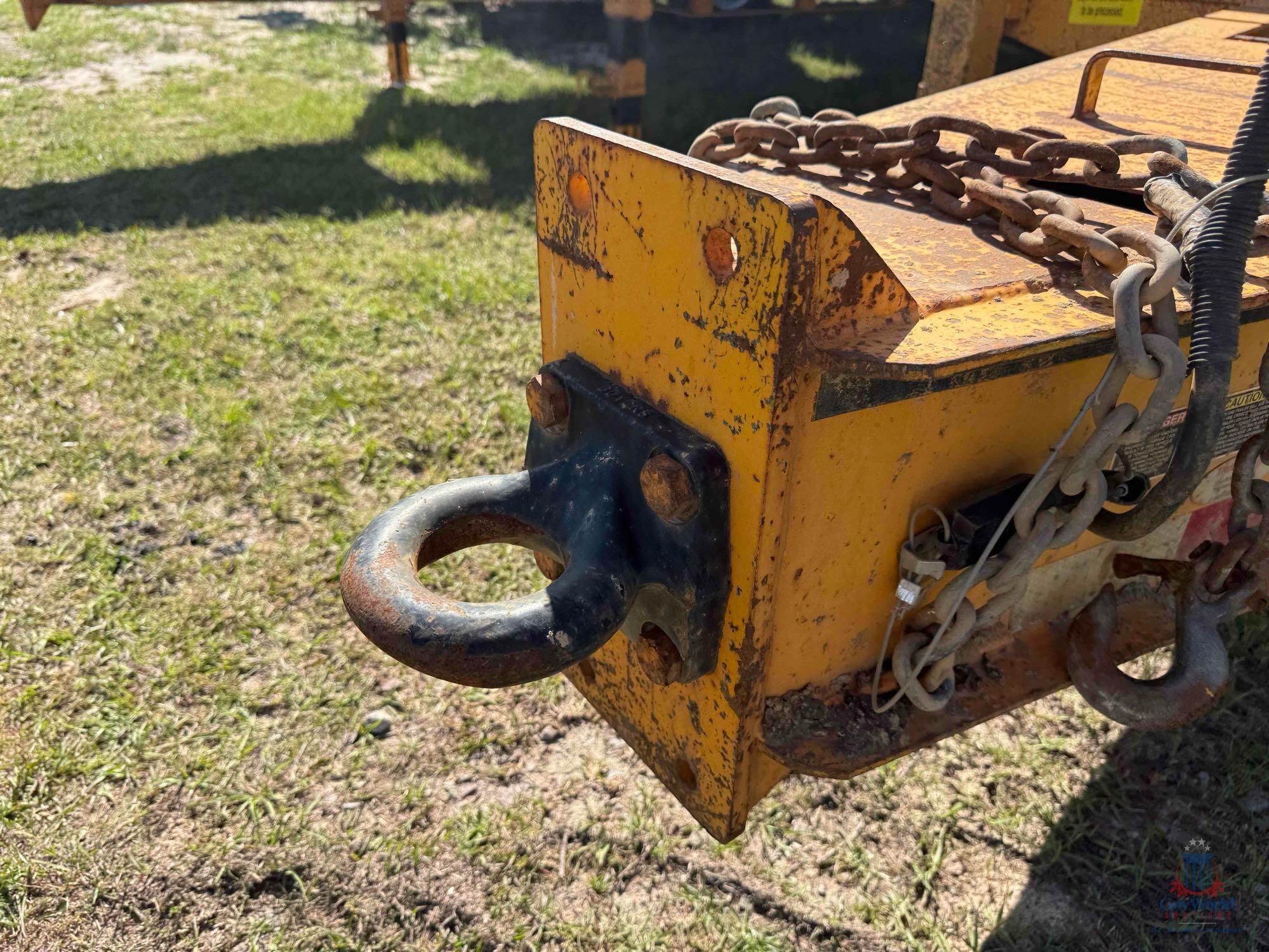 BETTER BUILT TANDEM AXLE EQUIPMENT TRAILER, VIN #4MNFP2924H1000558