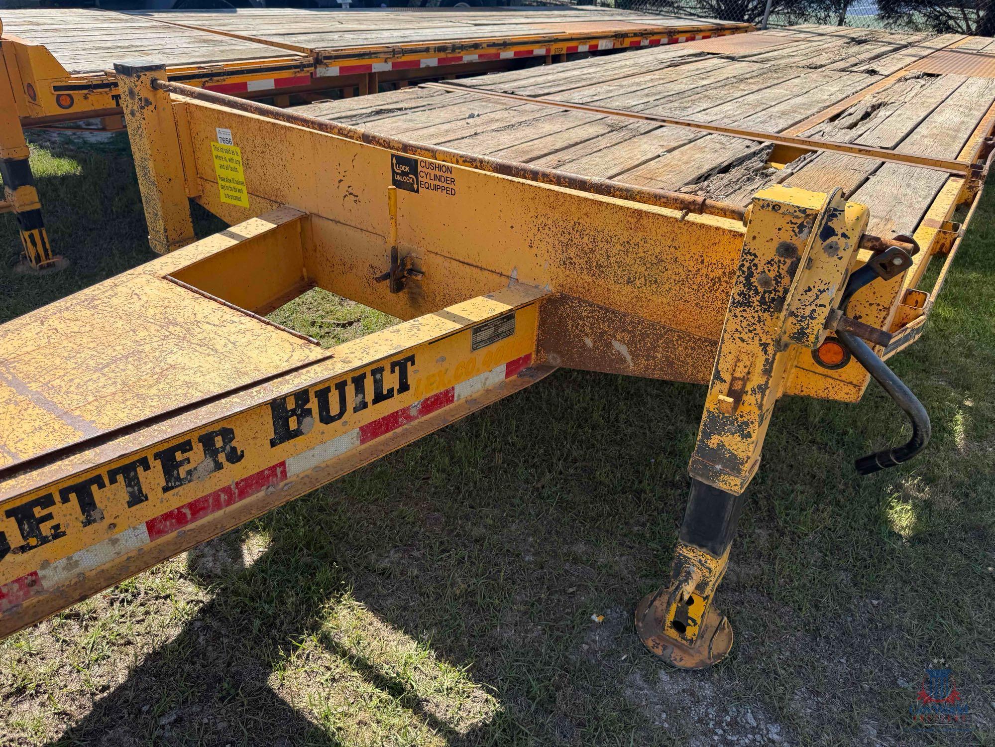BETTER BUILT TANDEM AXLE EQUIPMENT TRAILER, VIN #4MNFP2924H1000558