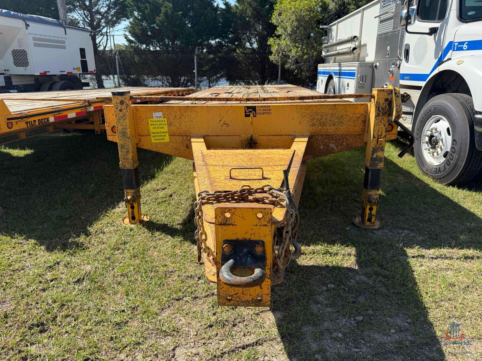 BETTER BUILT TANDEM AXLE EQUIPMENT TRAILER, VIN #4MNFP2924H1000558