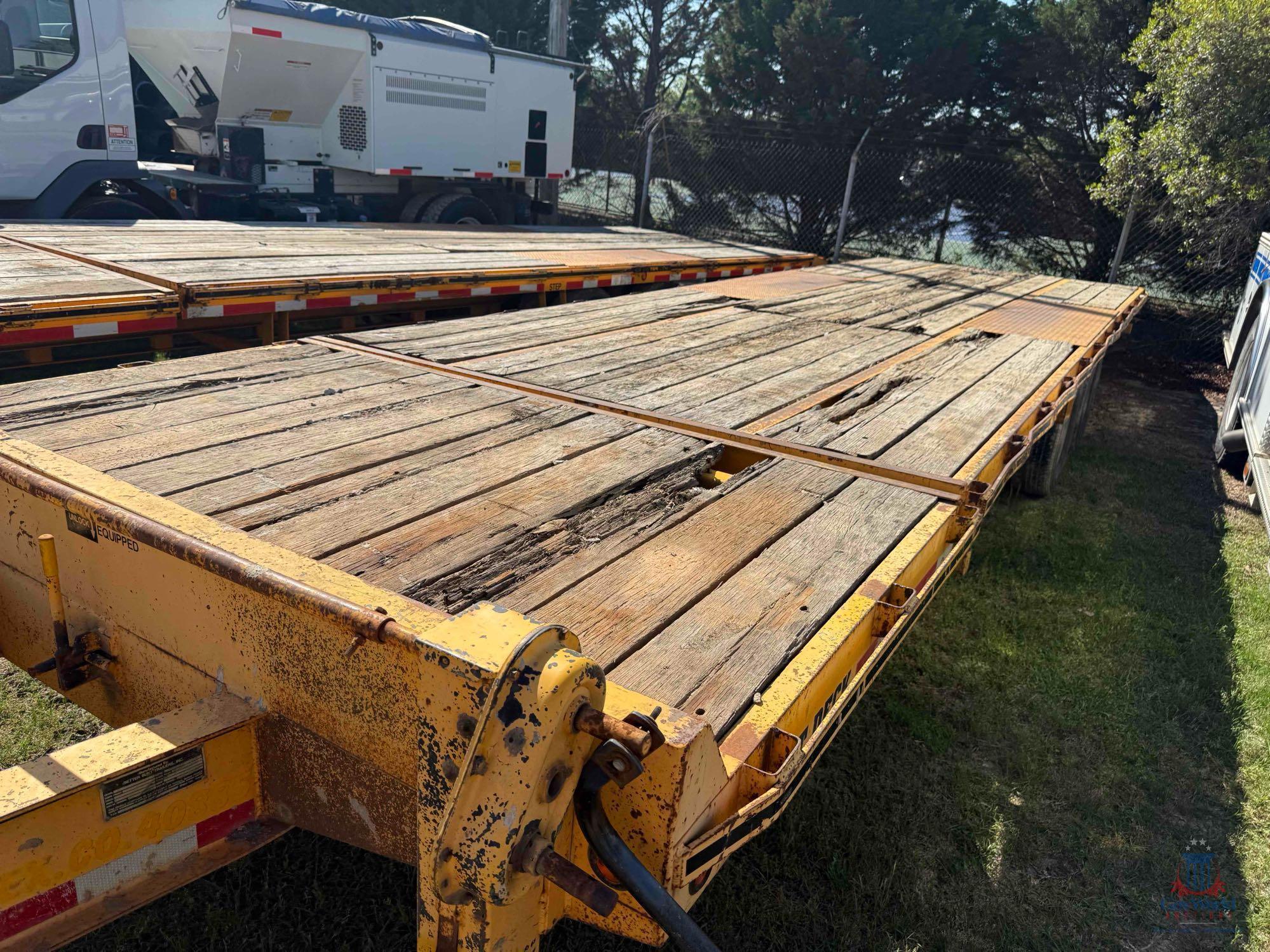 BETTER BUILT TANDEM AXLE EQUIPMENT TRAILER, VIN #4MNFP2924H1000558