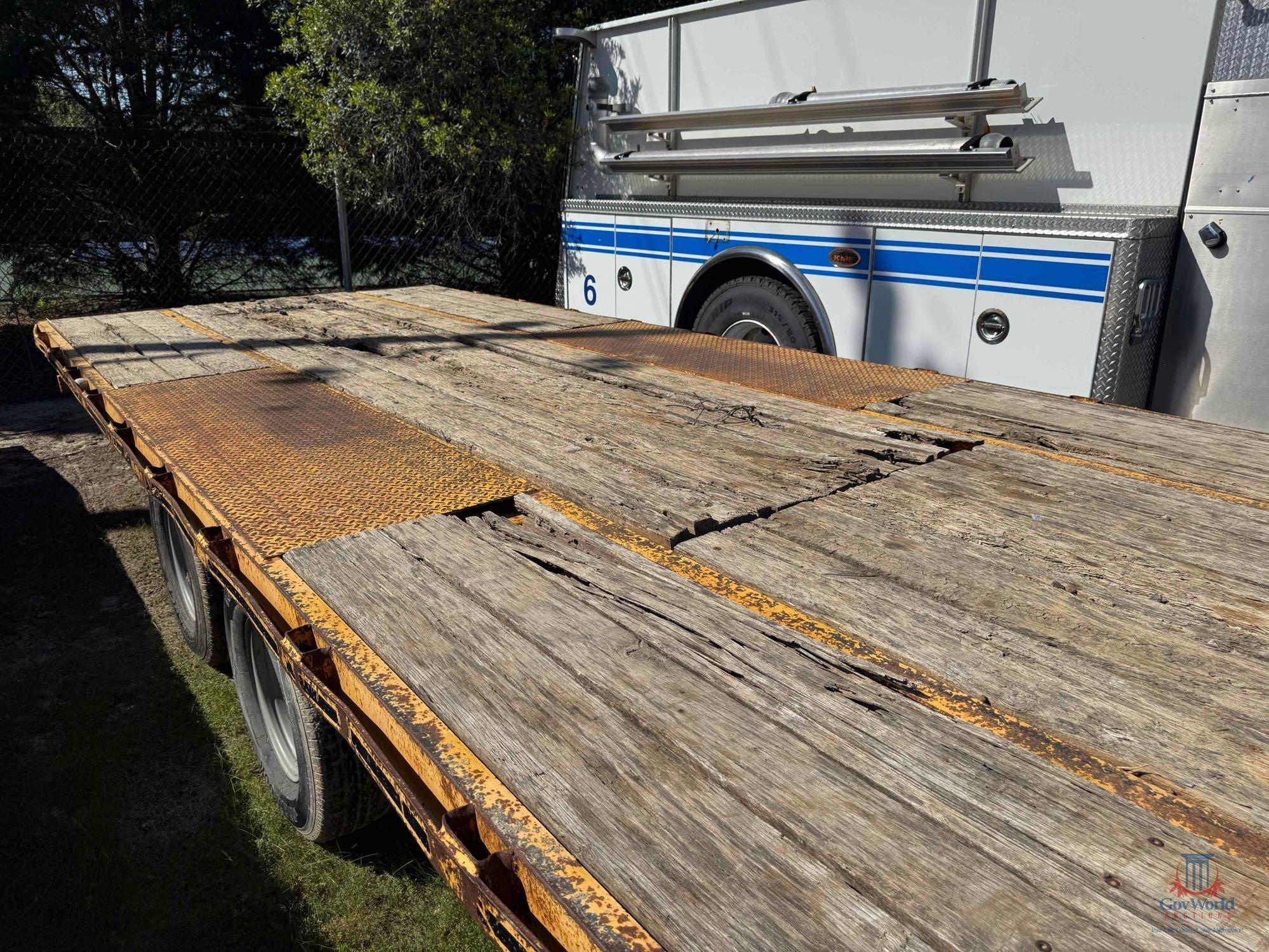 BETTER BUILT TANDEM AXLE EQUIPMENT TRAILER, VIN #4MNFP2924H1000558