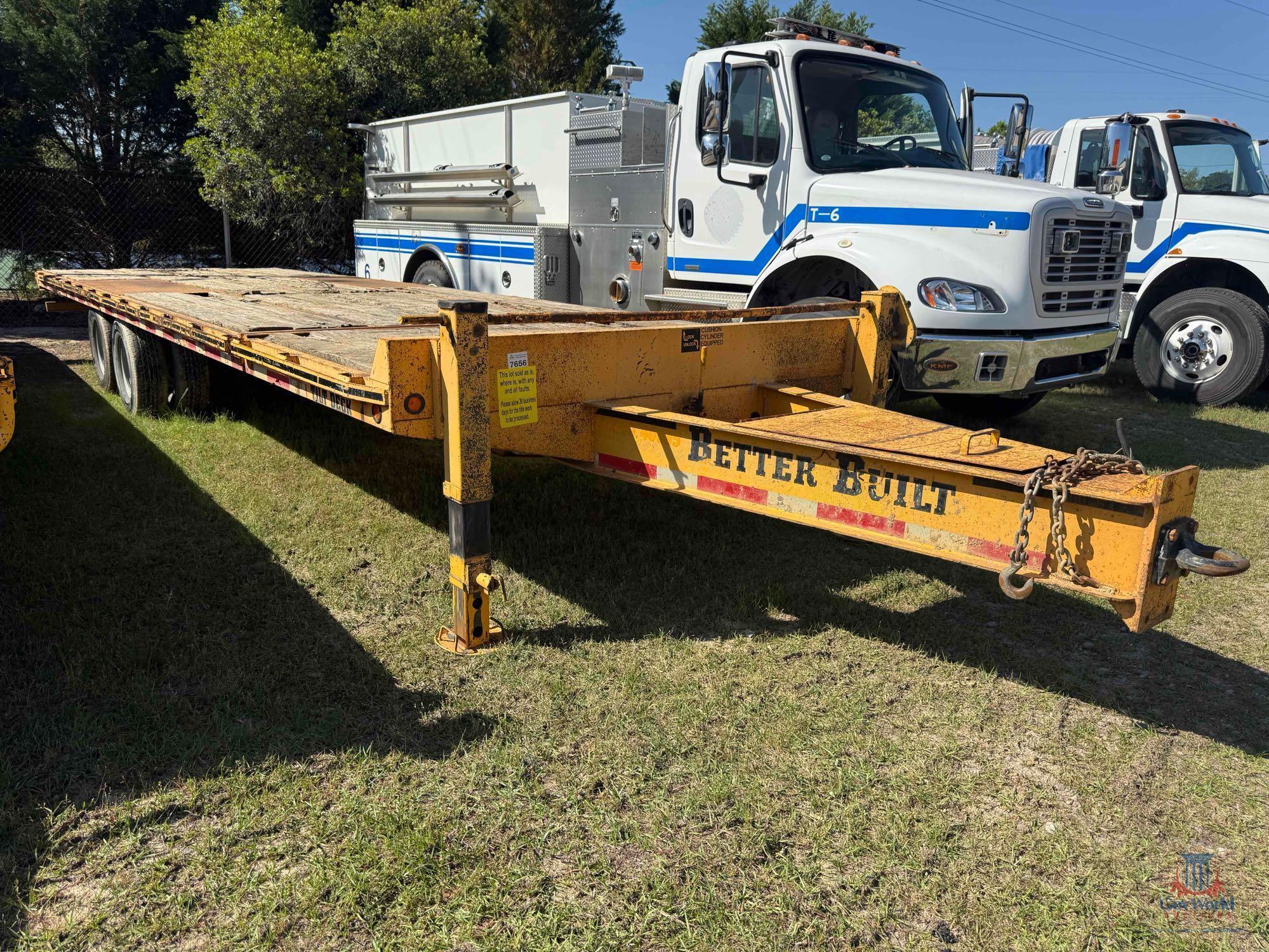 BETTER BUILT TANDEM AXLE EQUIPMENT TRAILER, VIN #4MNFP2924H1000558