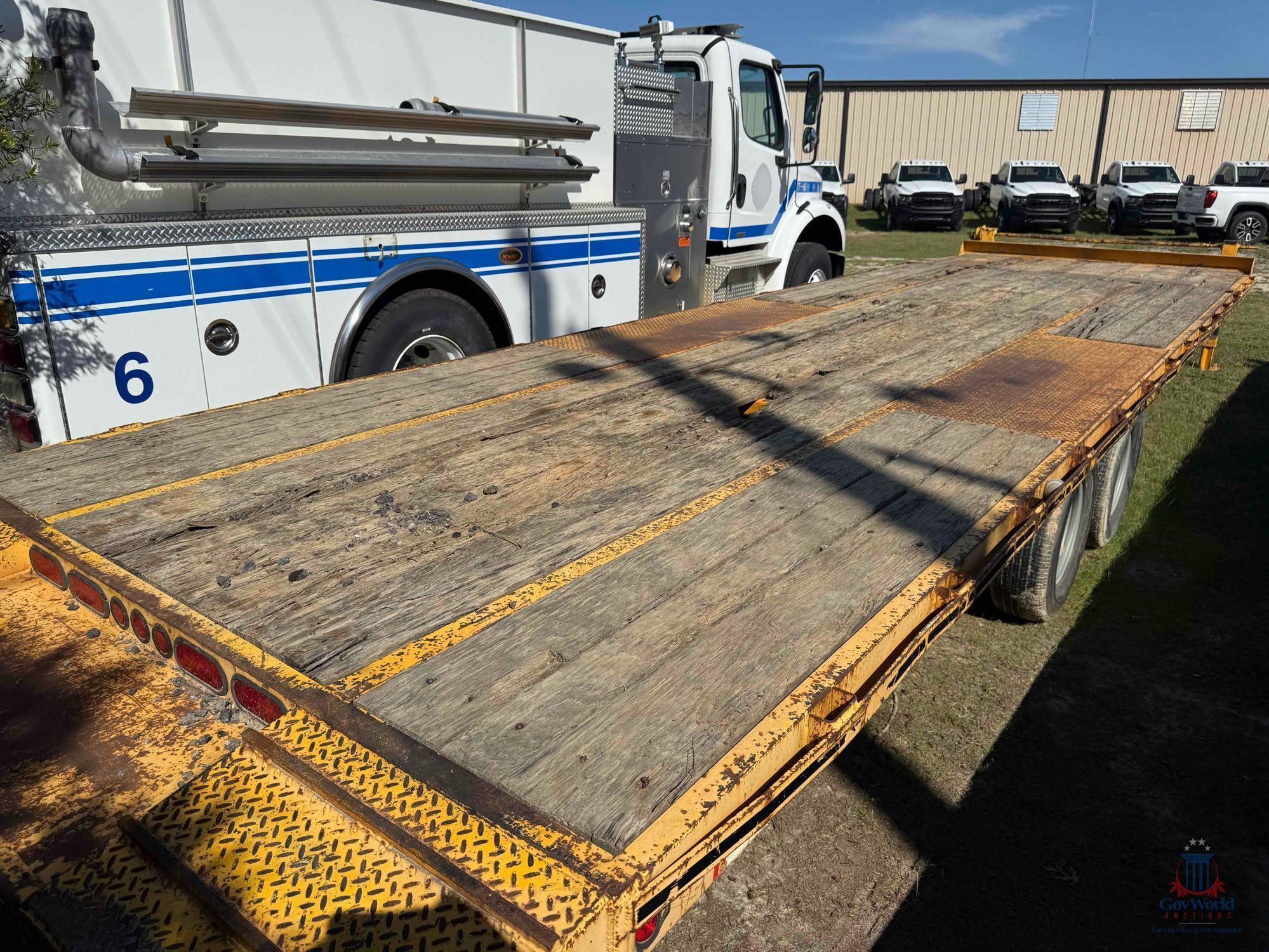 BETTER BUILT TANDEM AXLE EQUIPMENT TRAILER, VIN #4MNFP2924H1000558