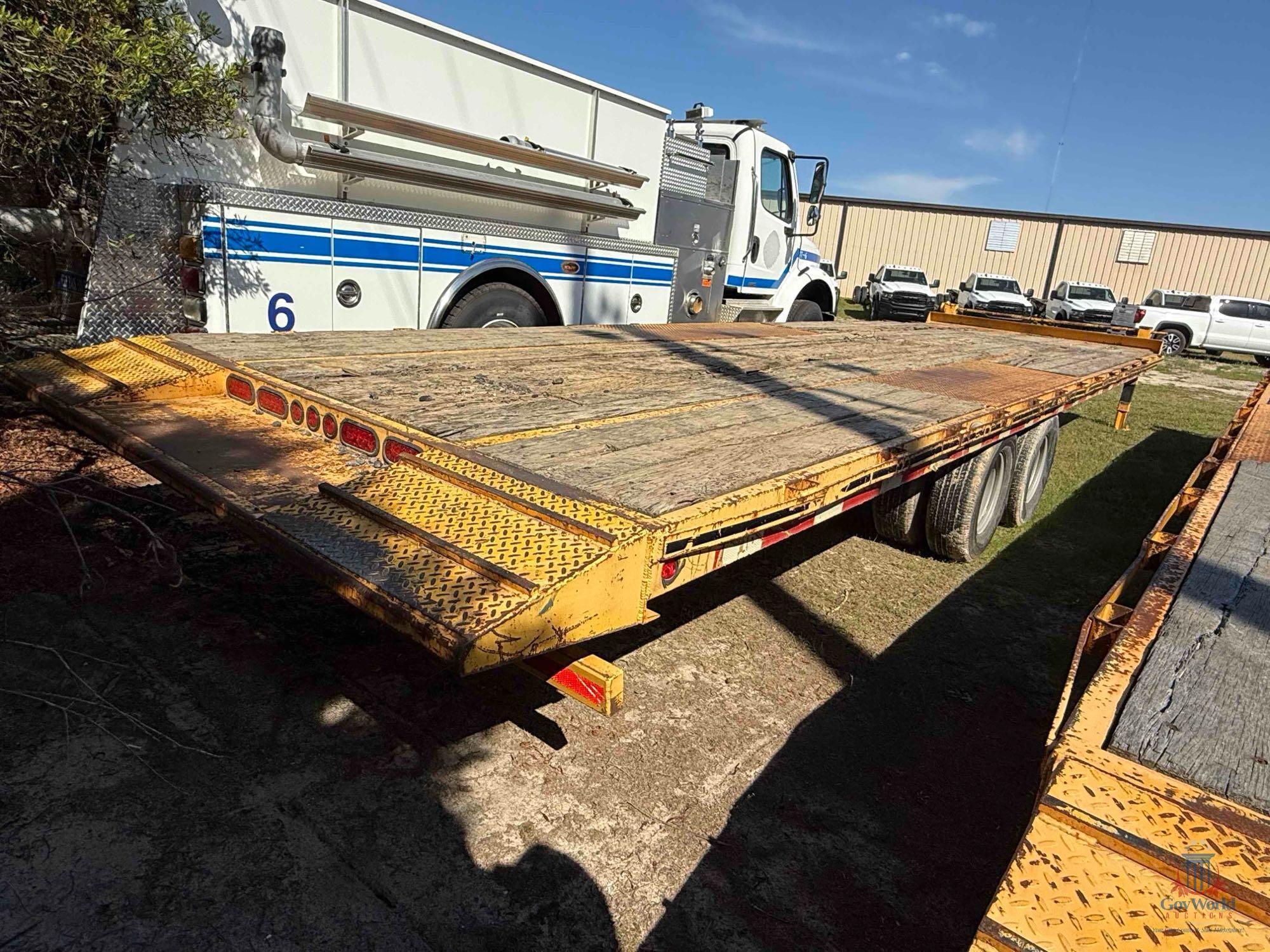 BETTER BUILT TANDEM AXLE EQUIPMENT TRAILER, VIN #4MNFP2924H1000558