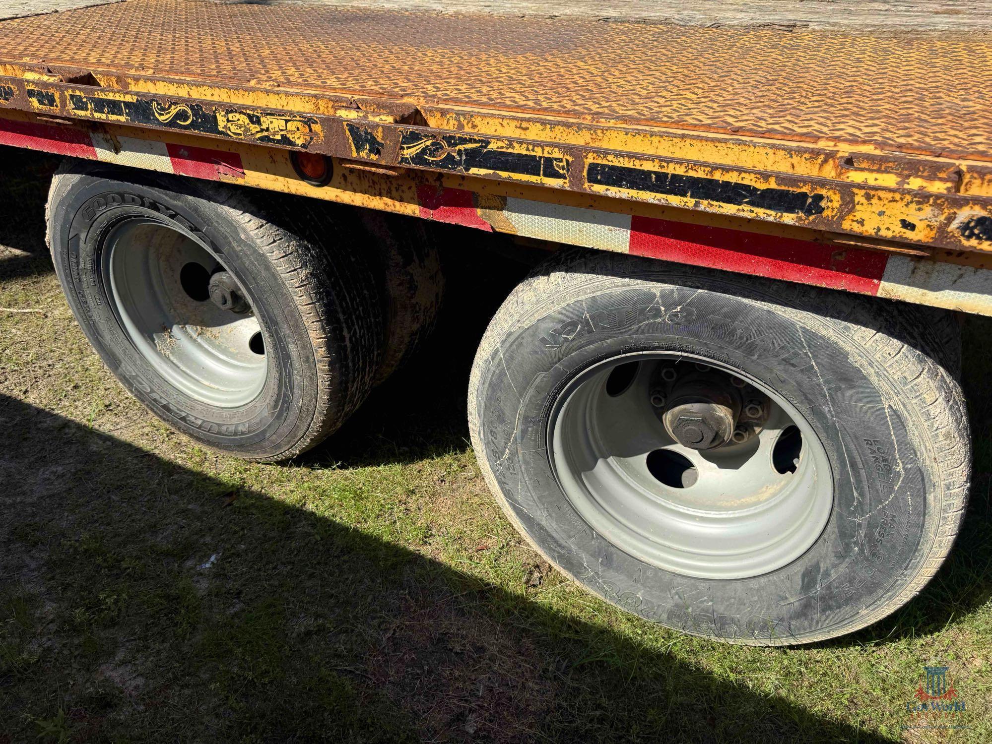 BETTER BUILT TANDEM AXLE EQUIPMENT TRAILER, VIN #4MNFP2924H1000558