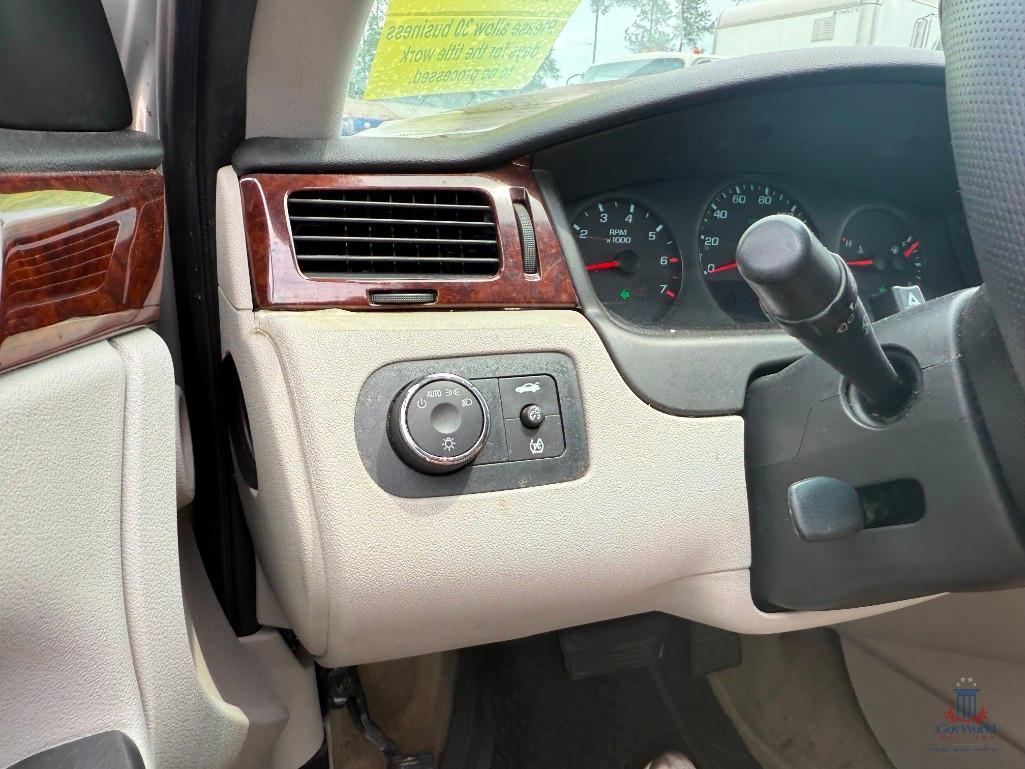2011 Chevrolet Impala Passenger Car, VIN # 2G1WF5EK7B1152681
