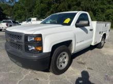 2015 Chevrolet Silverado Service Truck, VIN # 1GCNCPEC6FZ422819
